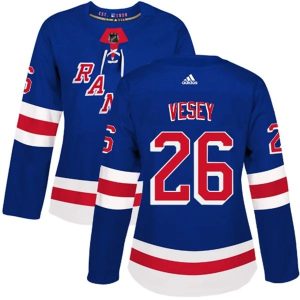 Damen New York Rangers Trikot Jimmy Vesey 26 Königsblau Authentic